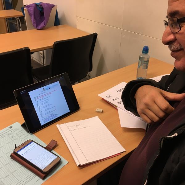 Illustrasjon nettbrett