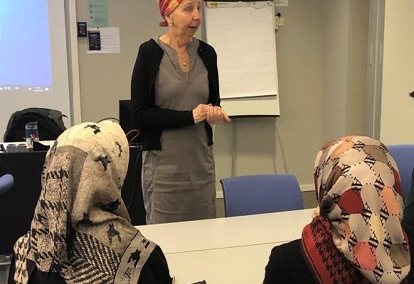 Deltakere på helsekurs i Bærum