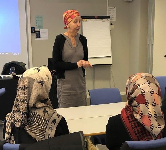 Deltakere på helsekurs i Bærum