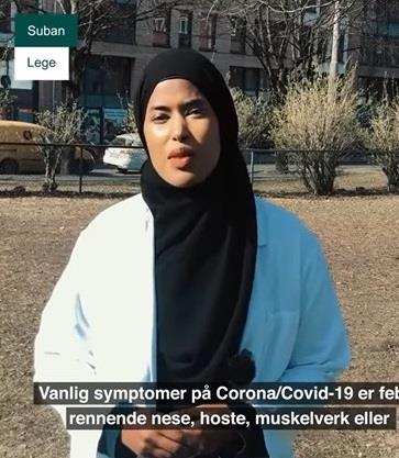 Skjermdump fra en av prosjektets informasjonsfilmer.